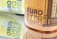 FILE PHOTO: Euro banknotes are seen in this illustration taken July 17, 2022. REUTERS/Dado Ruvic/Illustration/File Photo