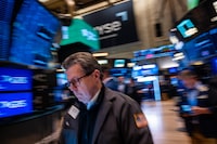 NEW YORK, NEW YORK - FEBRUARY 10: Traders work on the floor at the New York Stock Exchange (NYSE) on February 10, 2025 in New York City. Despite continued uncertainty with the Trump administration's proposed tariffs, stocks were up over 100 points in morning trading. (Photo by Spencer Platt/Getty Images)